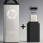 HP 128GB Pen drive V220W USB 3.0 128 GB Pen Drive Compatible with Audio Player, Desktop Computer, Gaming Console, Laptop, Mobile, Tablet USB 3.0 Metal Case  (Silver)