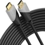 Portronics HDMI Cable 1.5 m Konnect Sync 4k 60Hz with Gold Plated Connectors  (Compatible with Laptop, TV, Projector, Monitor, Set-Top Box, Black, One Cable)