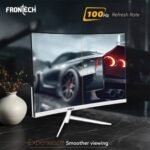 Frontech Ultima Series DUAL PORTS HDMI & VGA 60.96 cm (24 inch) Full HD LED Backlit VA Panel Monitor (MON-0080)  (Adaptive Sync, Response Time: 5 ms, 100 Hz Refresh Rate)